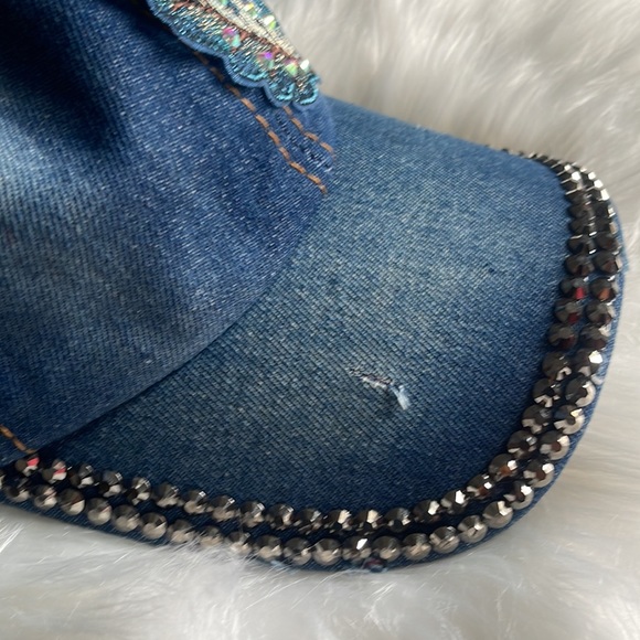 NWOT Denim Hat - Picture 4 of 7